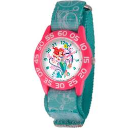 Disney Princess Flickor Analog Kvartsur Med Nylonrem W001190 Blå Armband
