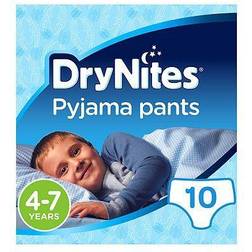 DryNites Couches pour garçons 4-7 ans x 10 Huggies