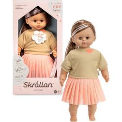 Skrållan Try Me Doll with Dark Hair 45cm