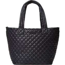 MZ Wallace Metro Deluxe Tote Medium - Black