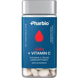 Pharbio Järn + Vitamin C 90 kpl