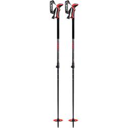 Leki Haute Route 2 Negro Rojo Black