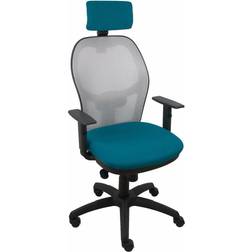 P&C Jorquera Office Chair with Headrest Vert Bleu Chaise de bureau