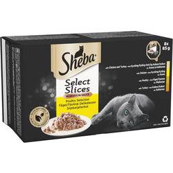 Sheba Select Slices Cat Trays Poultry Collection