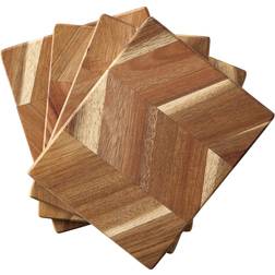aida 4 pack Herringbone Chopping Board 4pcs 15cm