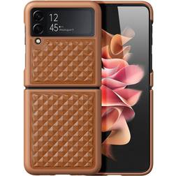 Dux ducis Venice Samsung Galaxy Z Flip4 Læderbeklædt Cover Brun