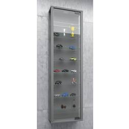 VCM Nordic Stano Maxi Gray Glass Cabinet 33x113cm