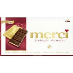Merci Tafelschokolade Edel-Marzipan Feinste Täfelchen