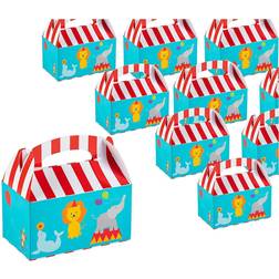 Circus Carnival Party Favor Goodie Boxes for Birthdays and Events 24 Packs