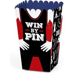 Own the Mat Wrestling Party Favor Popcorn Treat Boxes 12 Ct Red