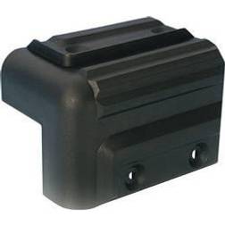 Adam Hall Plastik Hjørne Sort 84 x 52 mm