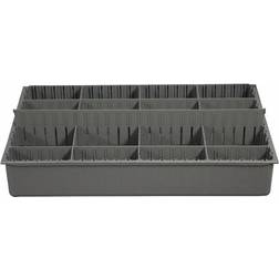 DURHAM MFG 124-95-EXL-IND Compartment Drawer Insert with 6 compartments