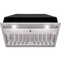 Akicon 3-Speeds 600CFM Ducted Insert/Built-in Range Hood, Ultra Lights Cool, White, Gray, Stainless Steel, Silver
