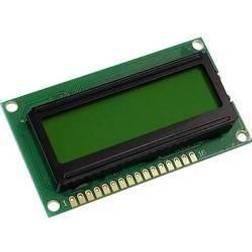 Display Elektronik Écran LCD jaune-vert 16 x 2 Pixel (l x H x P) 65.5 x 36.7 x 9.6 mm