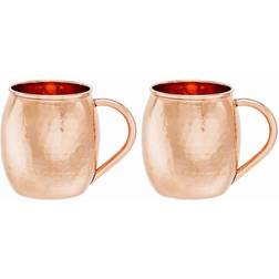 Old Dutch 2-pc. Hammered Copper Cup