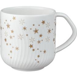 Denby Porcelain Arc White Stars Large Mug Cup