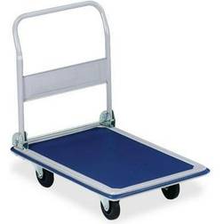 Sparco Folding Platform Truck, 660 Lb. Capacity, Blue/Gray