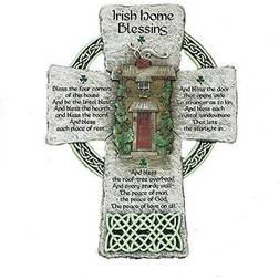 Irish Home Blessing Cross Multicolor Wall Decor 15.2x20.3cm