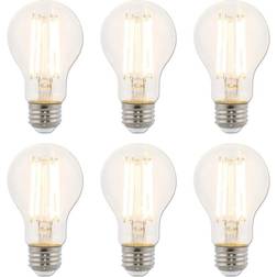 Westinghouse Lighting 100-Watt Equivalent A19 Dimmable Clear E26 Edison Filament LED Light Bulb 2700K 6-Pack