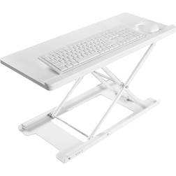 Vivo White Ergonomic Heavy-Duty Scissors Lift Keyboard and Mouse Riser 27' (DESK-V000PW)