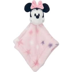 Lambs & Ivy Disney Baby Minnie Mouse Stars Pink Lovey/Security Blanket