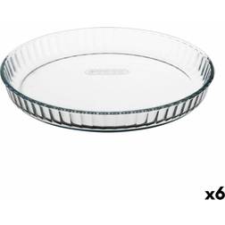 Pyrex Tartas Classic Vidrio Redondo 27.7 x 27.7 x 3.5 cm 6 Unidades Molde para Tarta