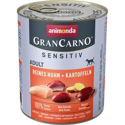 animonda GranCarno Adult Sensitive 24 x 800 g Umido Per Cane