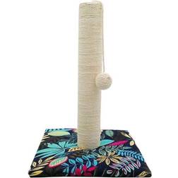 Croci Color Leafs Scratching Post 42cm con Palla