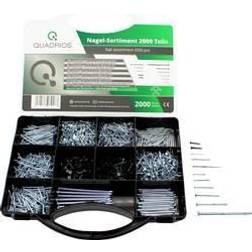 Quadrios 2103SA044 Assortiment de Clous Contenu 2000 pcs