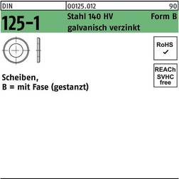 Sonstige Zubehör, Unterlegscheibe DIN 125-1 Form