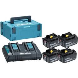 Makita LXT Batterioplader batteri 4 x