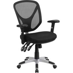 Flash Furniture Mid-Back Black Mesh Office Chair