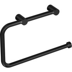 Cosmic Roca Towel Ring Matte Black 21 cm