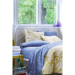 Novogratz Utica Feather Palm Mustard/Petite Bedspread Blue, Gold, Yellow