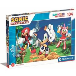 Clementoni Puslespil Sonic 6 år 104 Dele