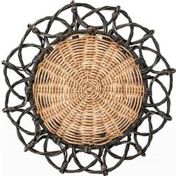 Juliska Provence Rattan Place Mat Black, Brown