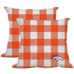 Logo Brands Denver Broncos Complete Decoration Pillows Orange (40.6x40.6cm)