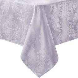 Elrene Home Fashions Barcelona Jacquard Damask Tablecloth White