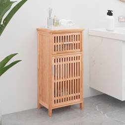 vidaXL Badschrank 42 x 29 x 82 cm Massivholz Nussbaum