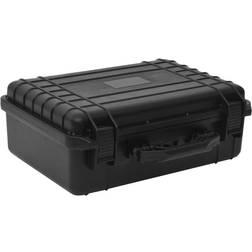 vidaXL Transportabel flightcase 47x36x18 cm PP sort