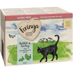 Feringa Classic Meat Menù Vaschetta 24 x 100 g Umido Per Gatto