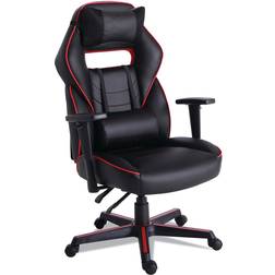 Alera BT-51593RED Racing Style Ergonomic Gaming Chair Black/Red