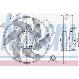 Nissens 85666 Lüfter, Motorkühlung