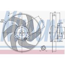 Nissens Nissens Car Fan Radiator 85666