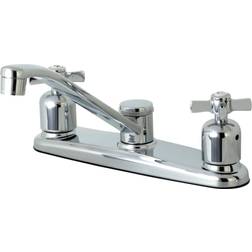 Kingston Brass FB111ZX Millennium 8-Inch Centerset Kitchen Faucet Grey, Nickel