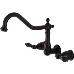 Kingston Brass KS1285PKL Duchess Wall Mount Kitchen Faucet Brown, Bronze
