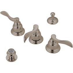 Kingston Brass NuWave French 3 Handle Bidet Grå, Nikkel