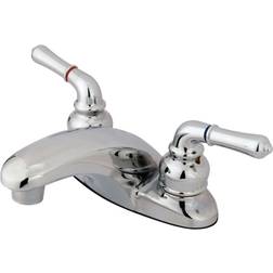 Kingston Brass GKB621LP 4 in Centerset Bathroom Faucet Polished Chro Polished Chrome