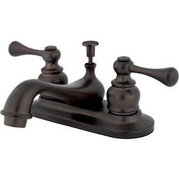Kingston Brass KB605BL 4 in Centerset Bathroom Faucet Brown, Bronze