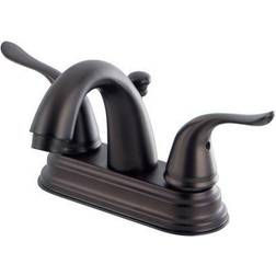 Kingston Brass Yosemite 1.2 GPM Centerset Bronze, Brown